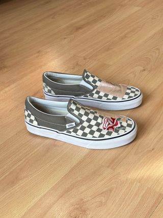 Zapatillas Vans 40,5 Slip-On Checkerboard Satin