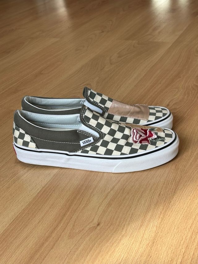 Zapatillas Vans 40,5 Slip-On Checkerboard Satin