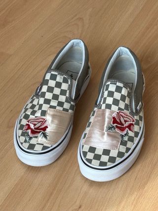 Zapatillas Vans 40,5 Slip-On Checkerboard Satin