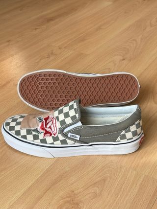 Zapatillas Vans 40,5 Slip-On Checkerboard Satin