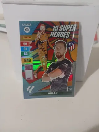 Cromo Super Héroe Oblak La Liga Panini