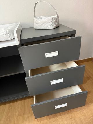 Cómoda con cambiador bebé
