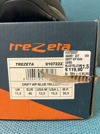 Scarponi Trekking Trezeta Teal/Giallo