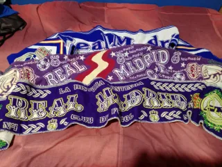 3 Bufandas Real Madrid