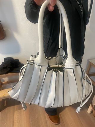 Bolso Lupo abanico blanco
