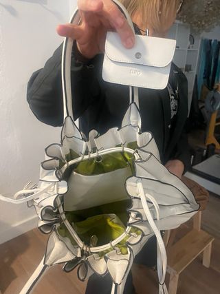 Bolso Lupo abanico blanco