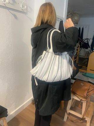 Bolso Lupo abanico blanco