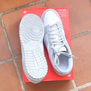 Nike Dunk Low Retro Gris y Blanco