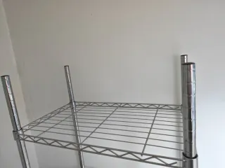 Estantería Metálica Plateada