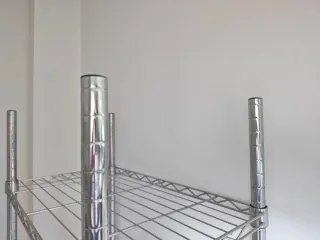 Estantería Metálica Plateada