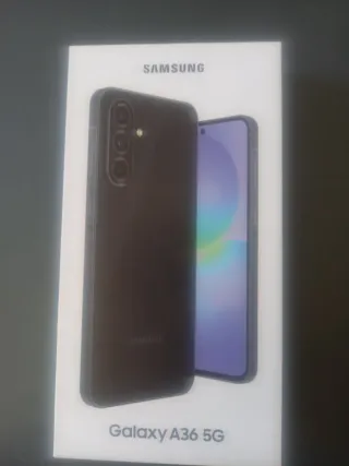 Samsung Galaxy A36 5G Negrovendo nuevo en su caja,