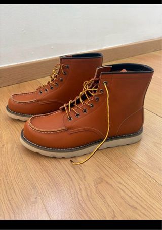 Botas estilo Red Wing Marrón Hombre