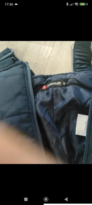 Pantalón de nieve azul para niño