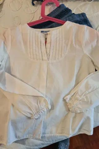 Camisa branca Jacadi 6 Anos