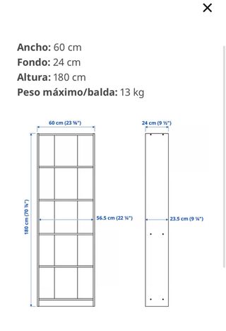 Estantería Ikea Gersby Blanca