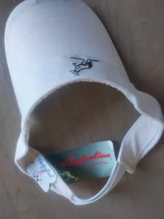 Visiera Australian bianca