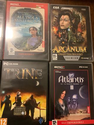 Lotto Giochi PC: Arthur, Trine, Atlantis III, Arca