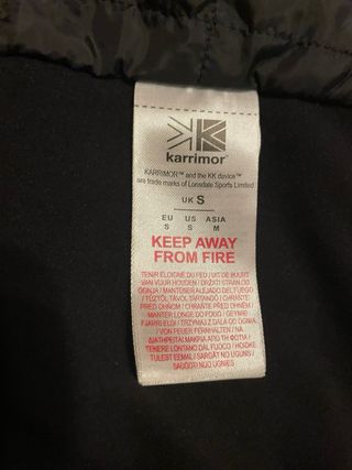 Chaleco hombre Karrimor Negro