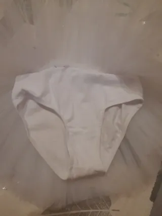 Maillot ballet blanco estrellas talla 120