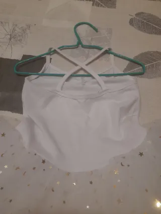 Maillot ballet blanco estrellas talla 120
