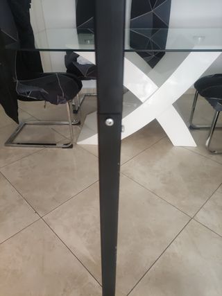 Perchero Metálico Negro Alto 1.60m