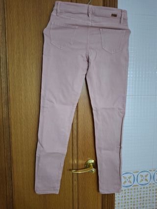 Pantalón mujer Massimo Dutti. T 38. Rosa