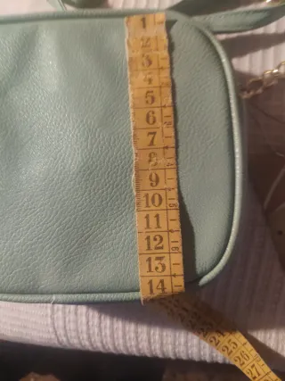 Bolso bandolera verde mar