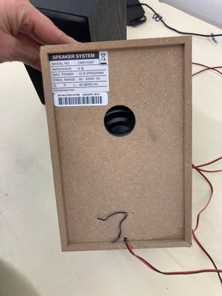 Altavoces Minicadena Negros