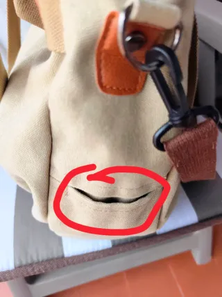 Bolso de lona para señora,mide 26x32,envío rapido