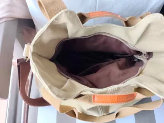 Bolso de lona para señora,mide 26x32,envío rapido