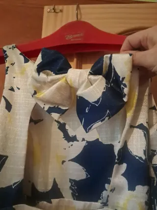 Vestido niña fiesta estampado floral talla S