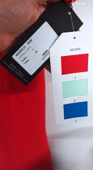 Vestido Madison 1820 Rojo