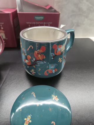 Coppia Tazze neavita con infusore e coperchio