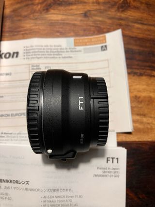 Adattatore Nikon FT1 per obiettivi F-Mount