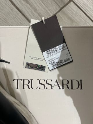 Scarpe Trussardi nere e argento Tg. 40