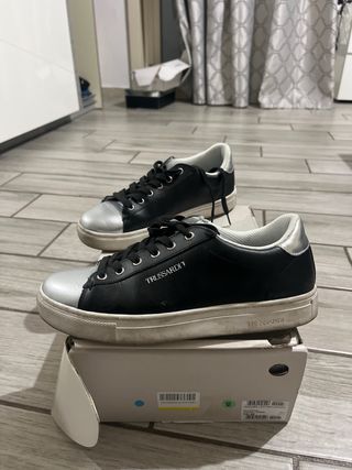 Scarpe Trussardi nere e argento Tg. 40