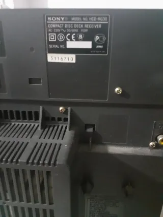 Mini cadena Sony CD Changer