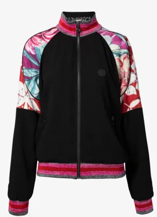 Bomber Desigual Donna Multicolor S / M Usato poco