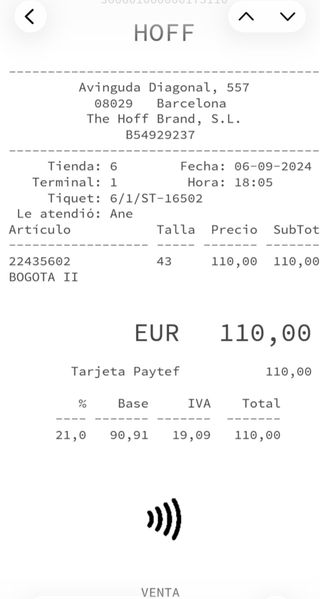 Sneakers Hoff Bogotá Talla 43