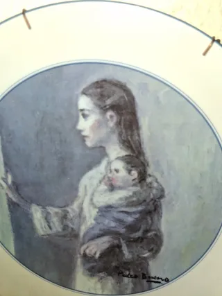 Plato decorativo Santa Clara CALMA