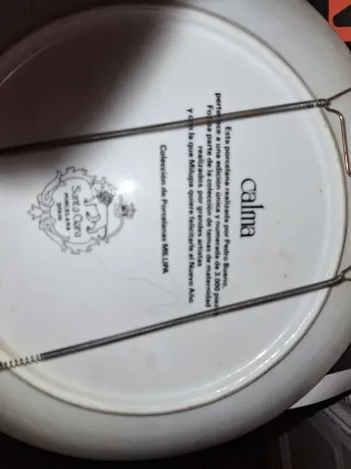 Plato decorativo Santa Clara CALMA