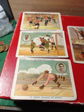 Cromos de fútbol antiguos campeonato