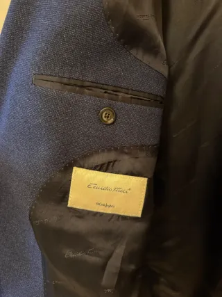 Americana lana azul Emilio Tucci