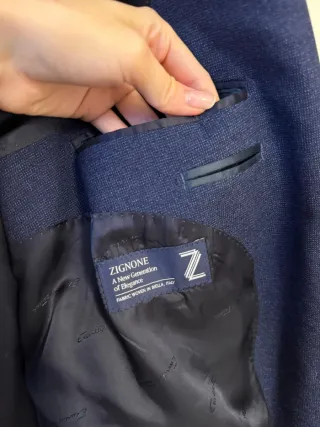 Americana lana azul Emilio Tucci