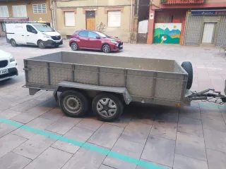 Remolque doble eje con freno de inercia 750kg