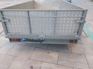 Remolque doble eje con freno de inercia 750kg