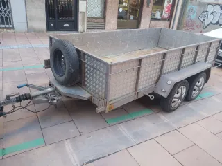 Remolque doble eje con freno de inercia 750kg