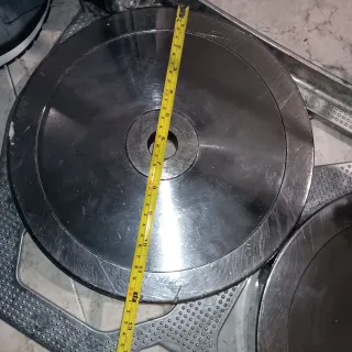 2 discos 20kg cada uno pesas