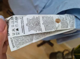 Camisa Springfield azul clara Talla L