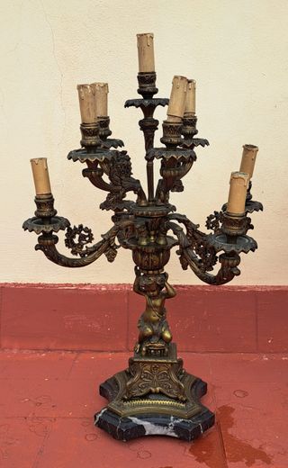 Candelabro 9 Brazos Antiguo
